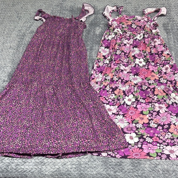 btween Other - Btween Girls Purple Floral Sundress Duo
